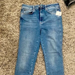 Free People Raw High Rise Jeggings